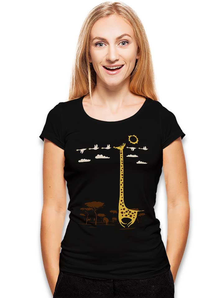 im-like-a-bird-giraffe-damen-t-shirt schwarz 2