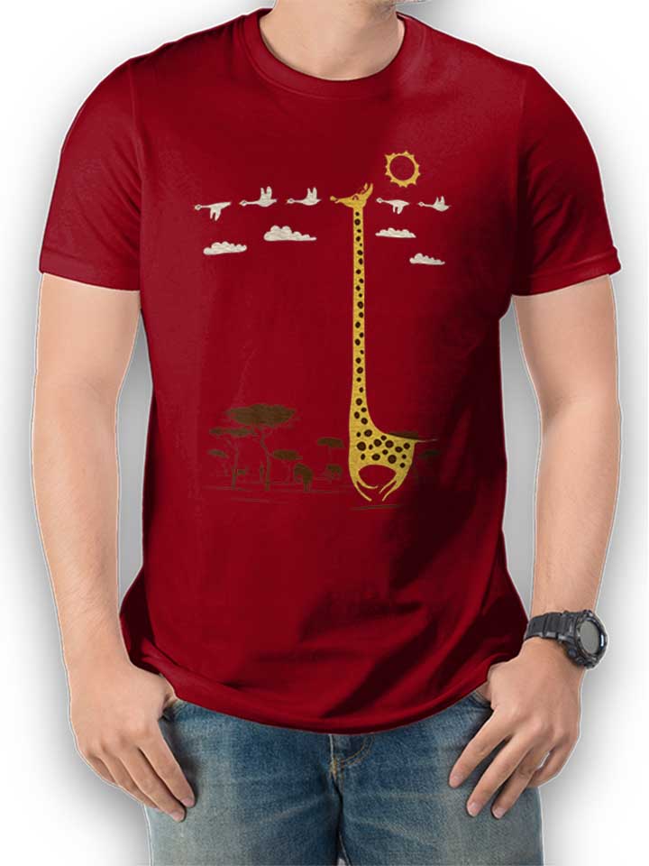 im-like-a-bird-giraffe-t-shirt bordeaux 1
