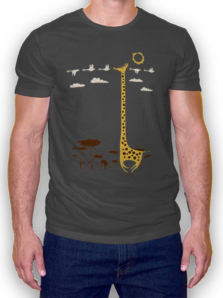 Im Like A Bird Giraffe T-Shirt dunkelgrau L