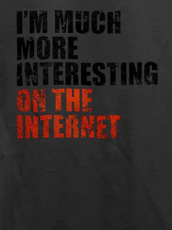im-much-more-interesting-on-the-internet-t-shirt dunkelgrau 4