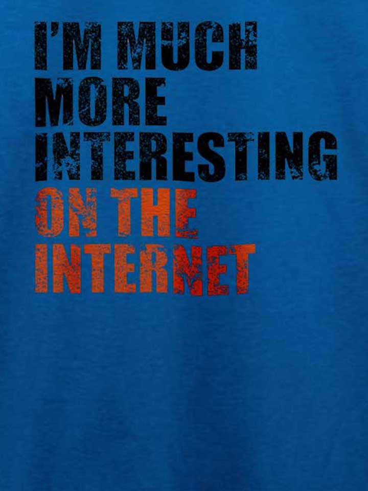 im-much-more-interesting-on-the-internet-t-shirt royal 4