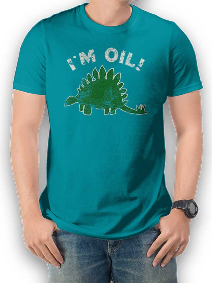 Im Oil Vintage T-Shirt turquoise L