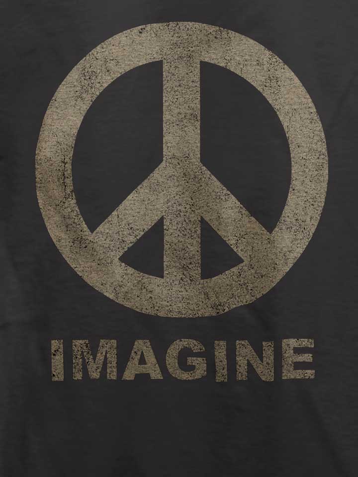 imagine-peace-t-shirt dunkelgrau 4