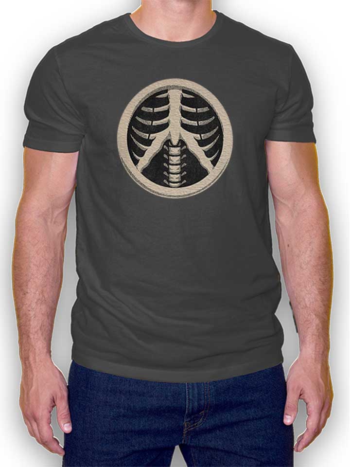 Inner Peace Symbol T-Shirt gris-fonc L