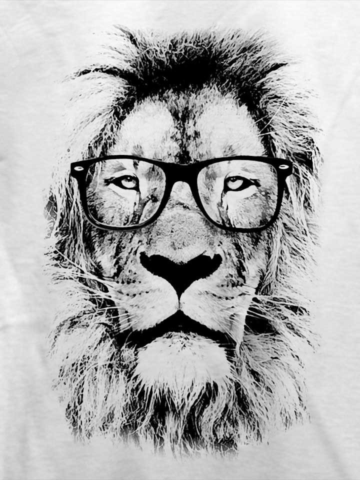 intellectual-lion-t-shirt weiss 4