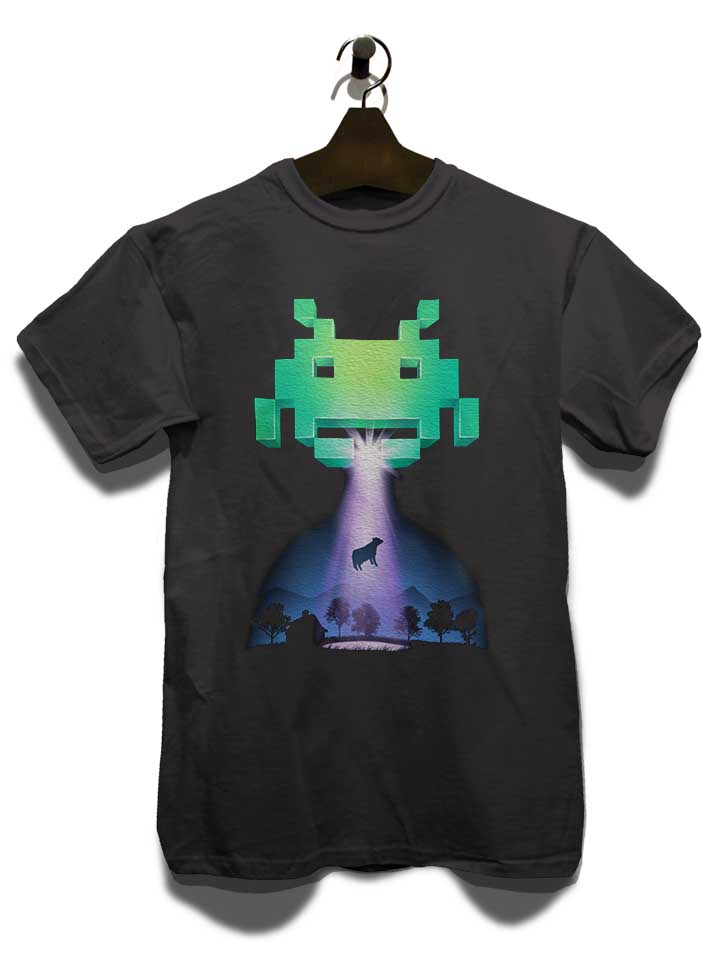invaders-from-space-t-shirt dunkelgrau 3