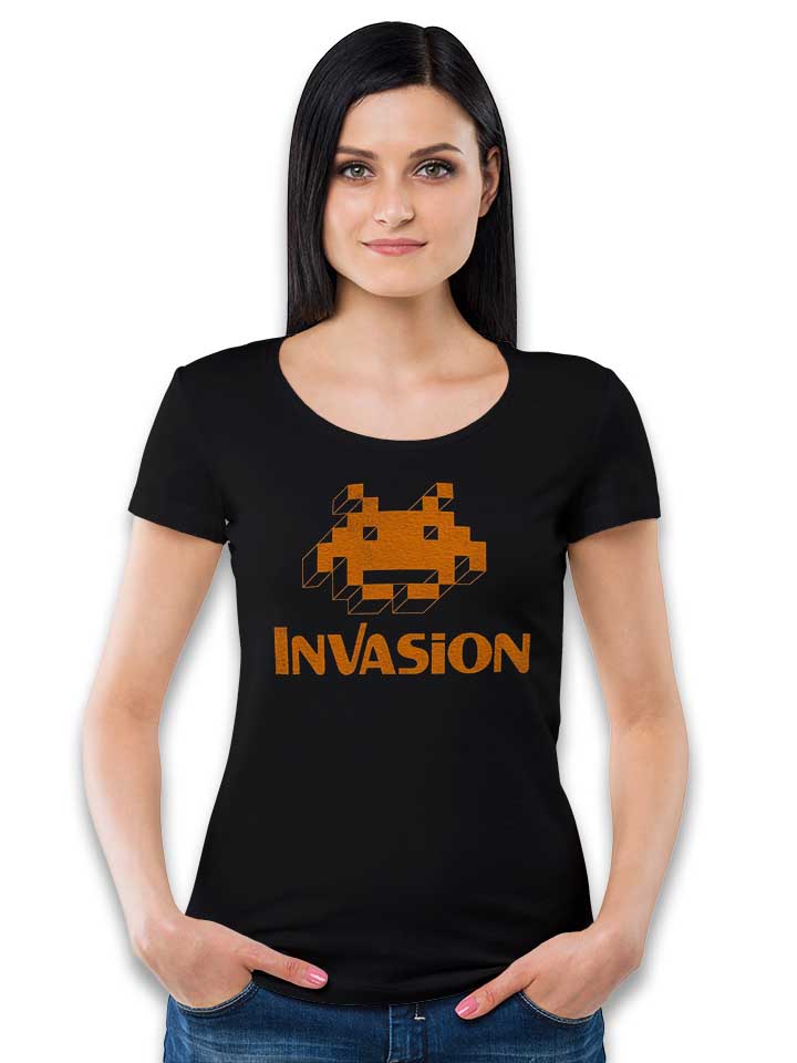invasion-damen-t-shirt schwarz 2
