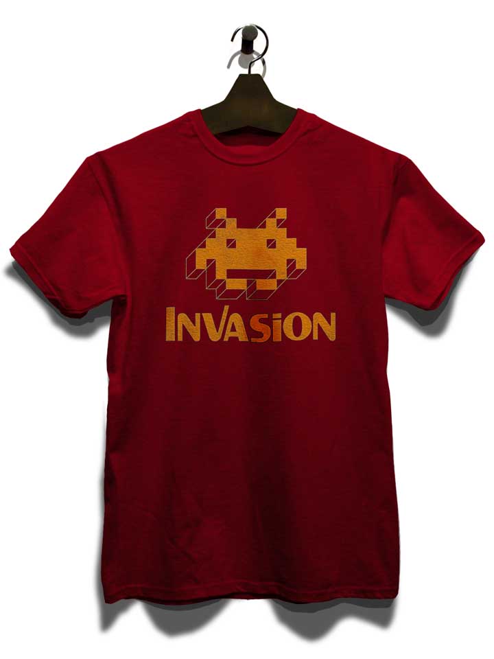 invasion-t-shirt bordeaux 3