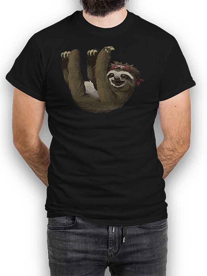 Invisible Rope Sloth T-Shirt black L