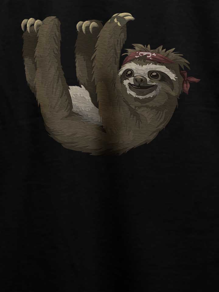 invisible-rope-sloth-t-shirt schwarz 4
