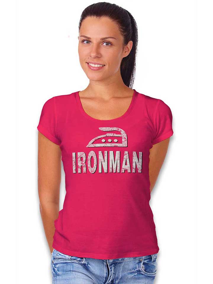 ironman-damen-t-shirt fuchsia 2