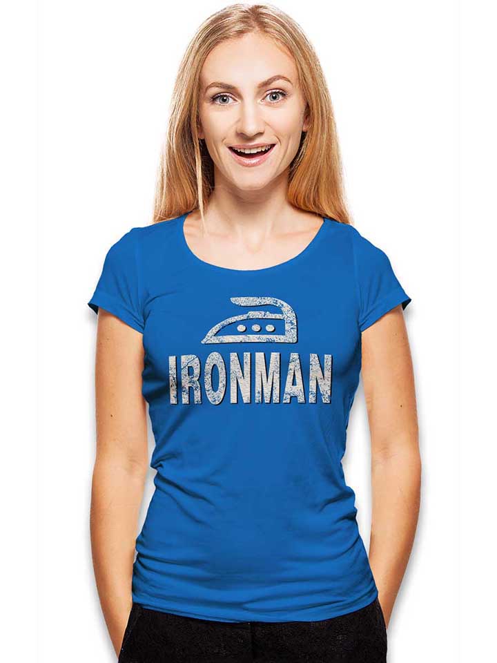 ironman-damen-t-shirt royal 2
