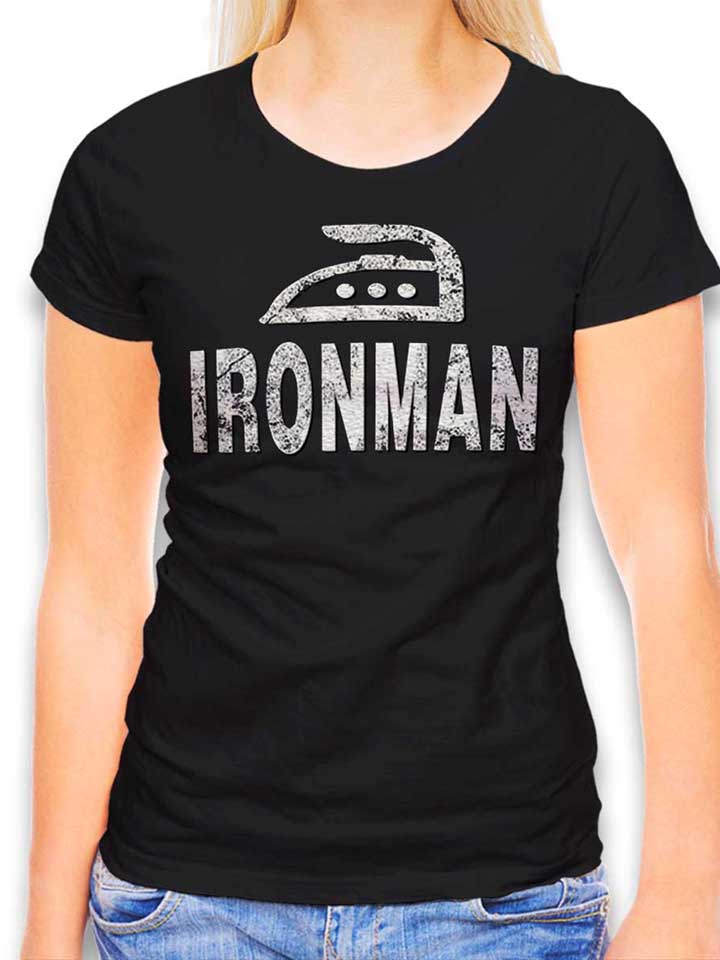Ironman Damen T-Shirt schwarz L