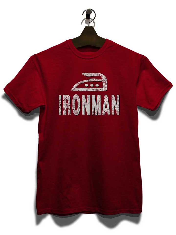 ironman-t-shirt bordeaux 3