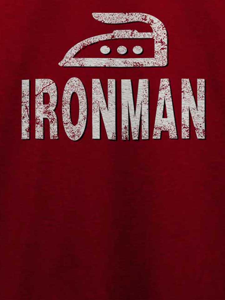 ironman-t-shirt bordeaux 4