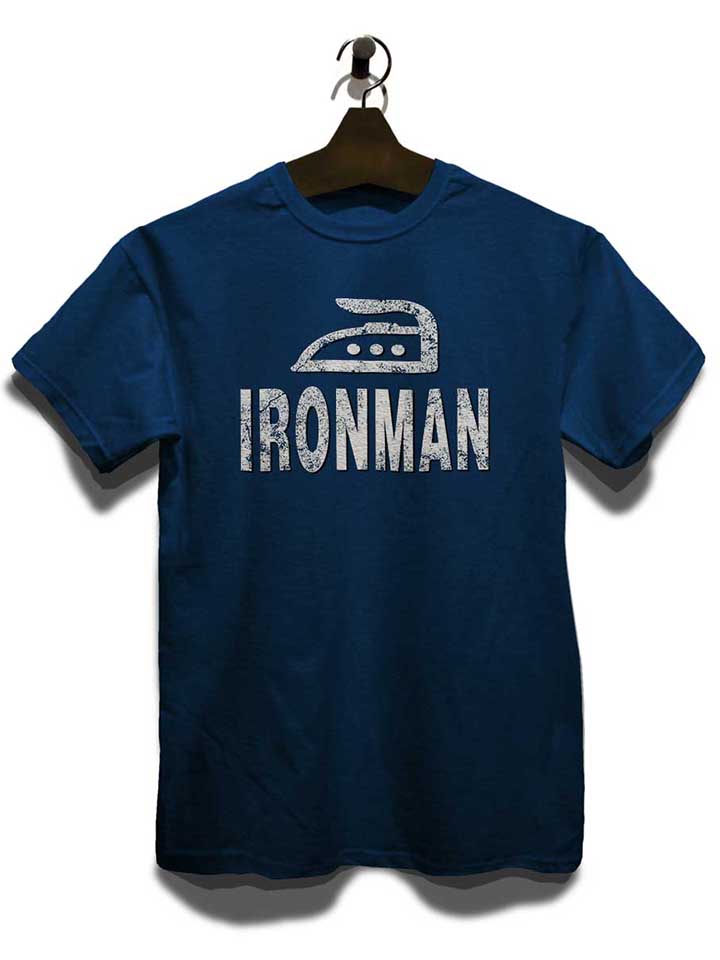 ironman-t-shirt dunkelblau 3