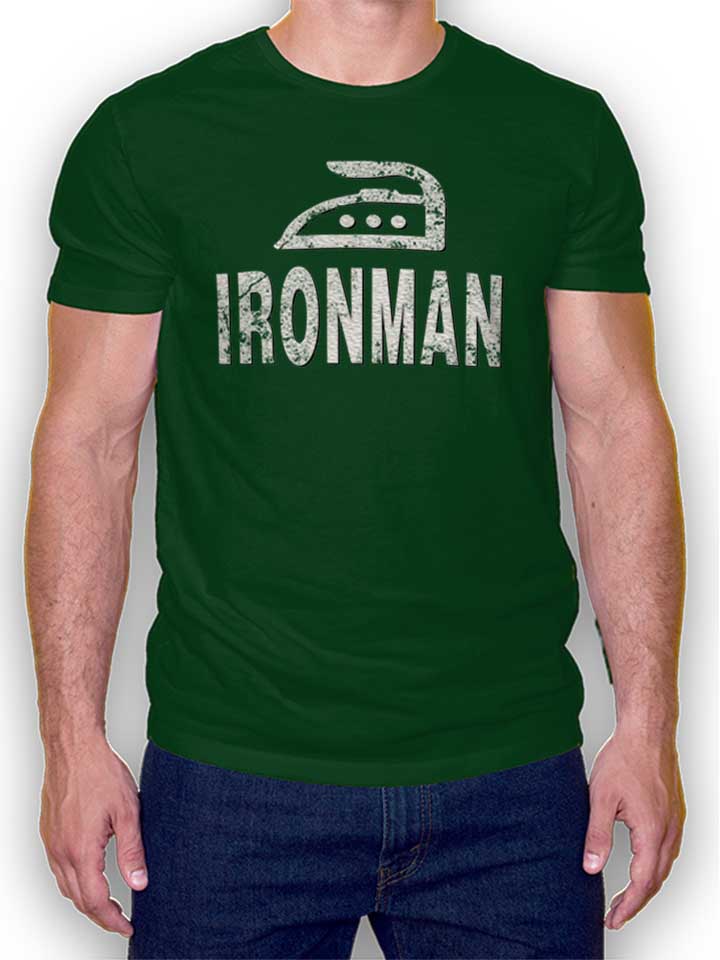 Ironman T-Shirt dunkelgruen L
