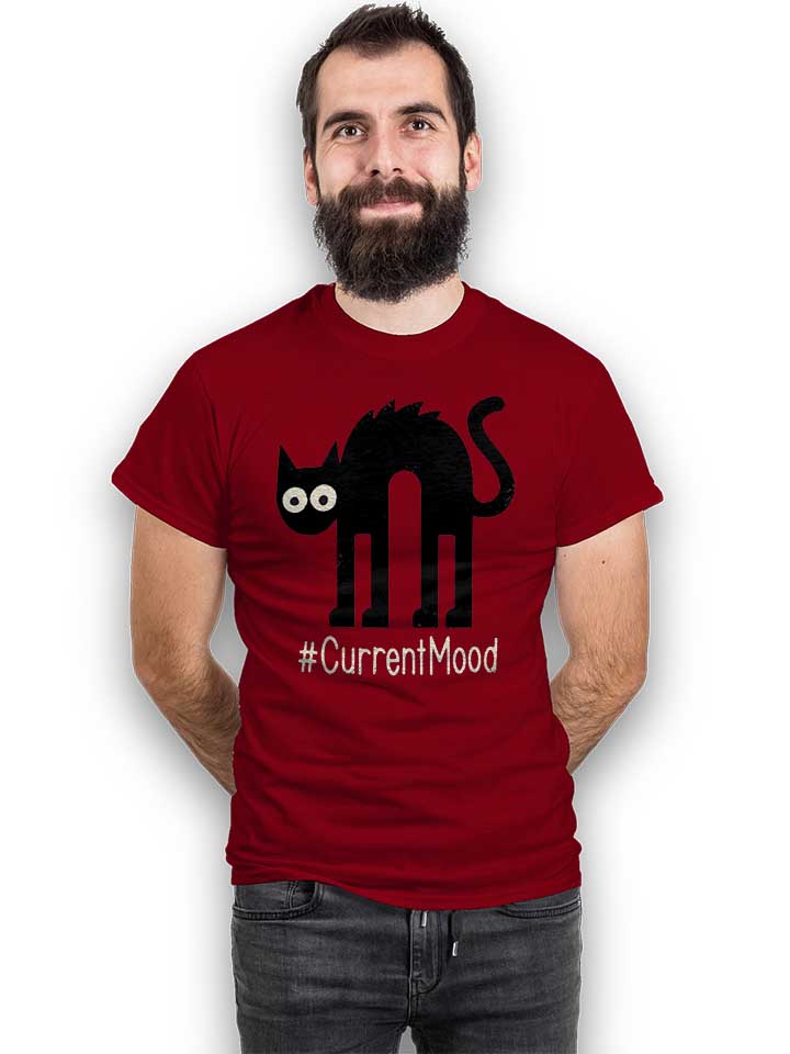 irritated-cat-t-shirt bordeaux 2