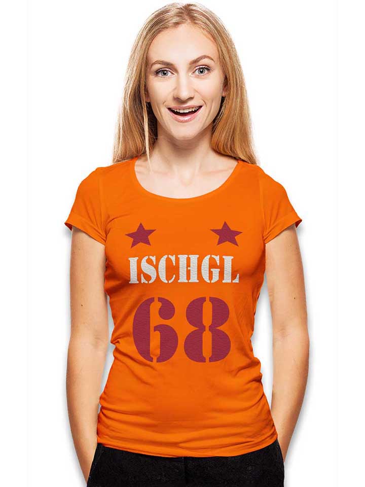 ischgl-trikot-68-damen-t-shirt orange 2