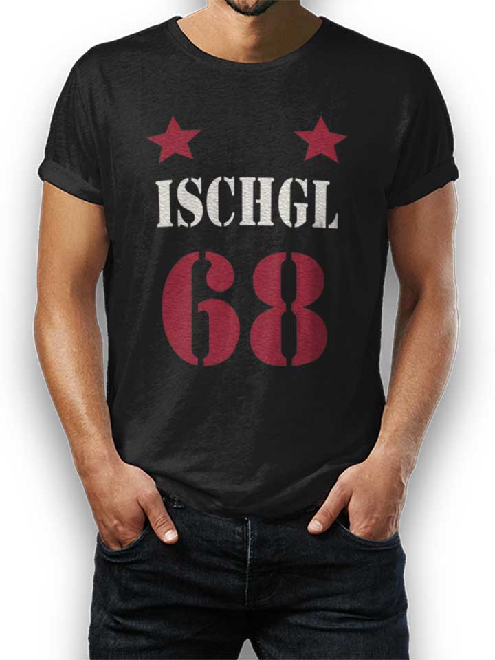 Ischgl Trikot 68 T-Shirt schwarz L