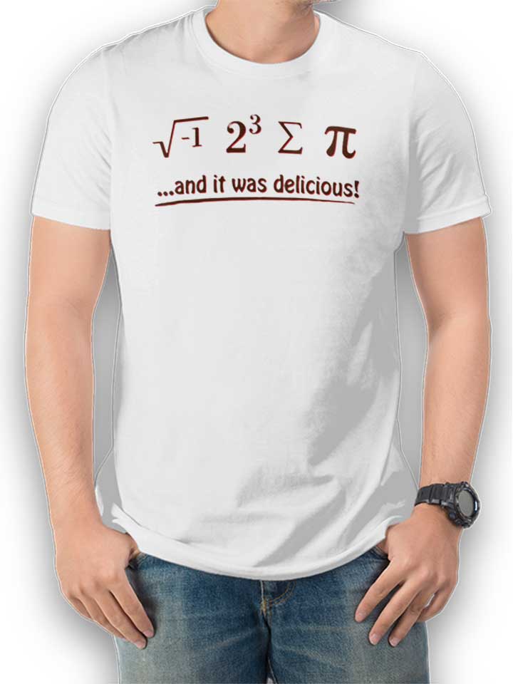 It Was Delecious T-Shirt weiss L