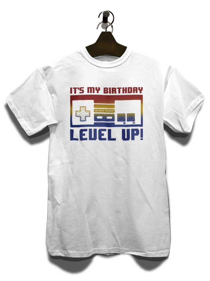 its-my-birthday-level-up-t-shirt weiss 3