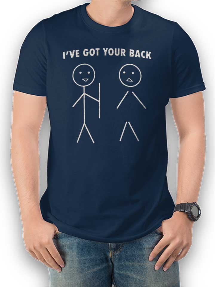 Ive Got Your Back T-Shirt dunkelblau L