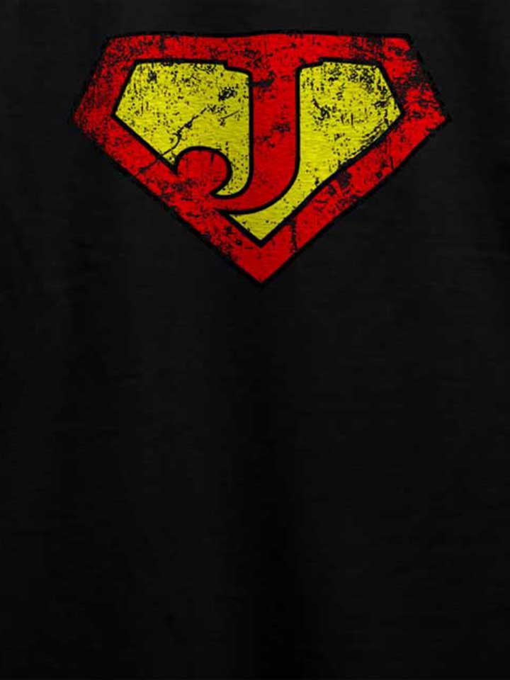 j-buchstabe-logo-vintage-t-shirt schwarz 4