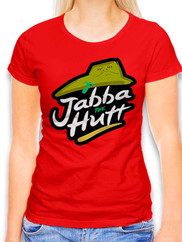 jabba-the-pizza-hutt-damen-t-shirt rot 1