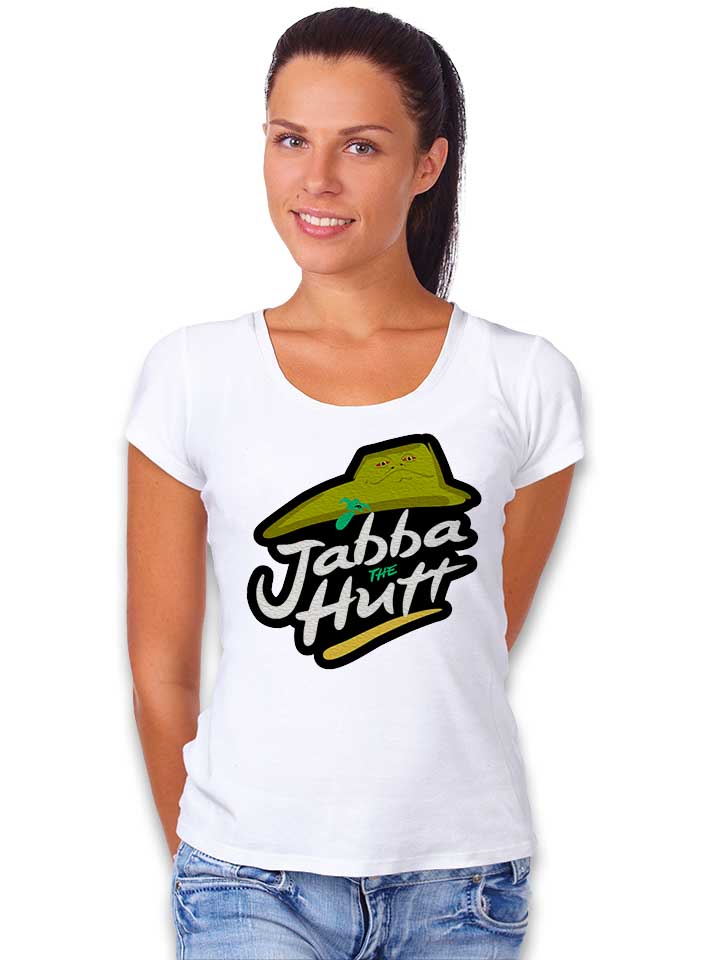 jabba-the-pizza-hutt-damen-t-shirt weiss 2