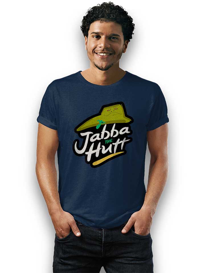 jabba-the-pizza-hutt-t-shirt dunkelblau 2