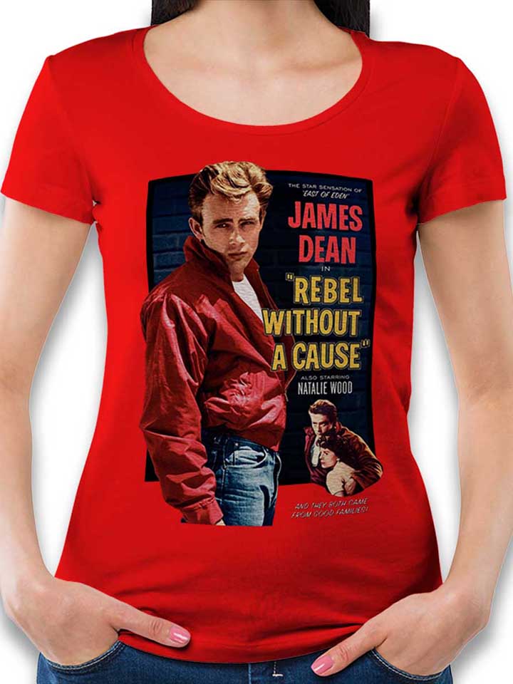 james-dean-rebel-without-a-cause-damen-t-shirt rot 1