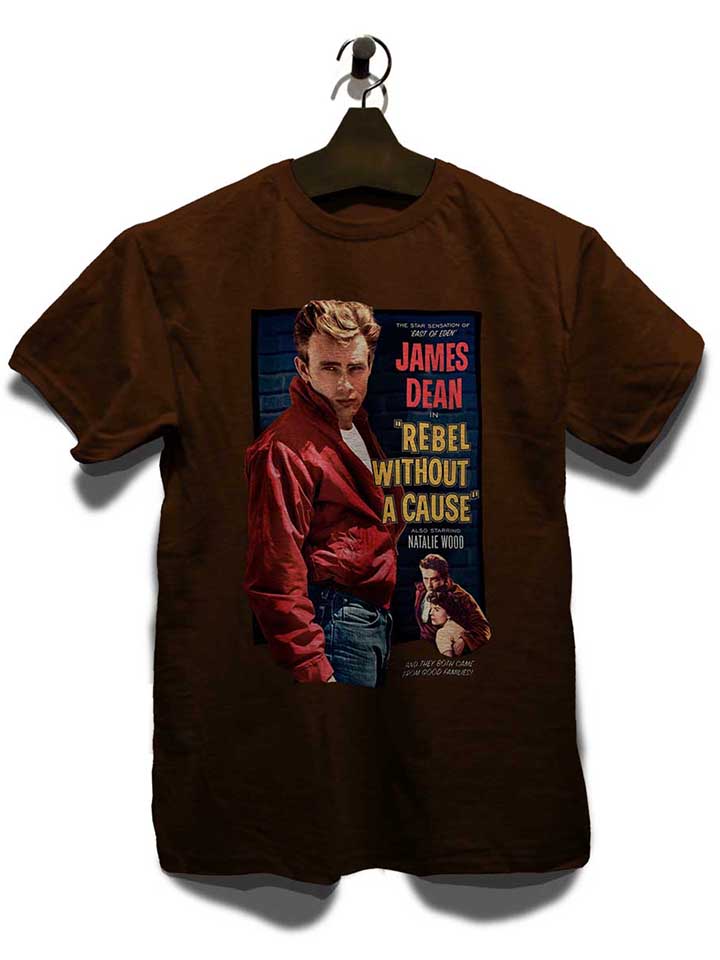 james-dean-rebel-without-a-cause-t-shirt braun 3