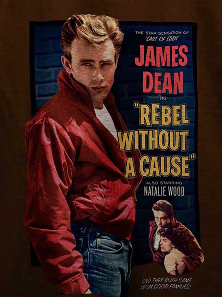 james-dean-rebel-without-a-cause-t-shirt braun 4