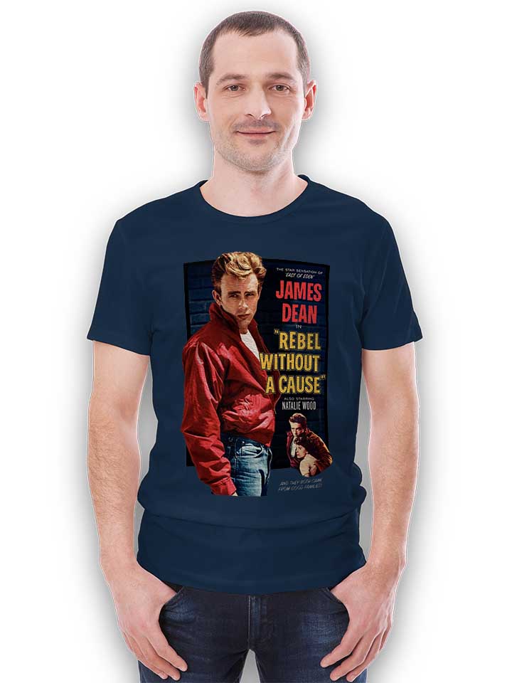 james-dean-rebel-without-a-cause-t-shirt dunkelblau 2