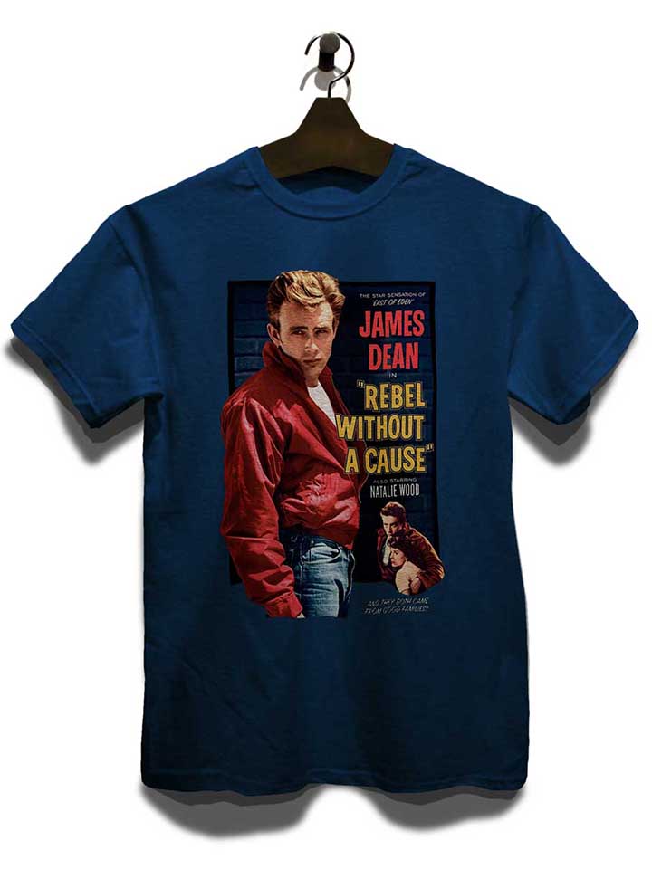 james-dean-rebel-without-a-cause-t-shirt dunkelblau 3