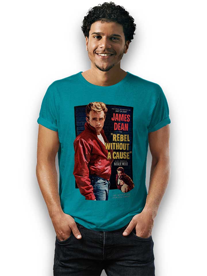 james-dean-rebel-without-a-cause-t-shirt tuerkis 2