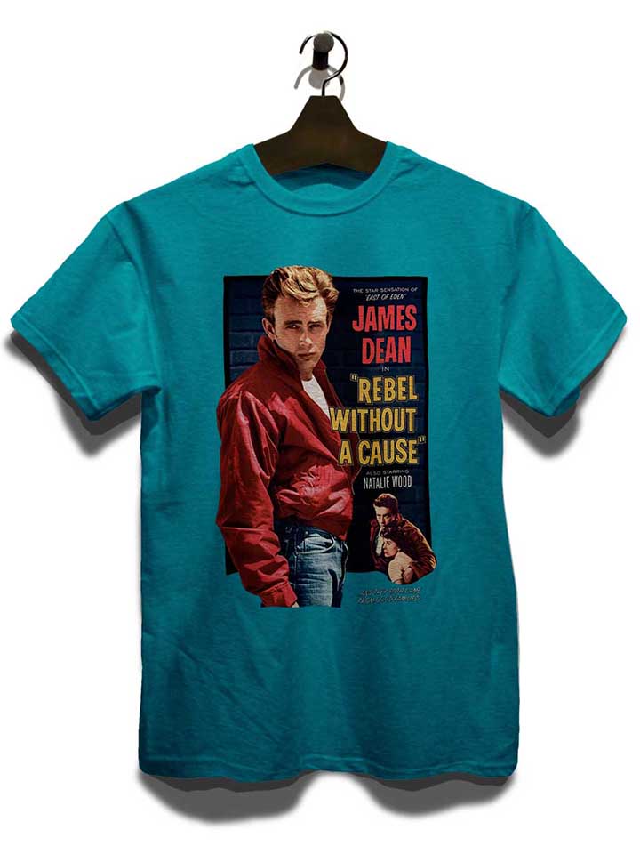 james-dean-rebel-without-a-cause-t-shirt tuerkis 3