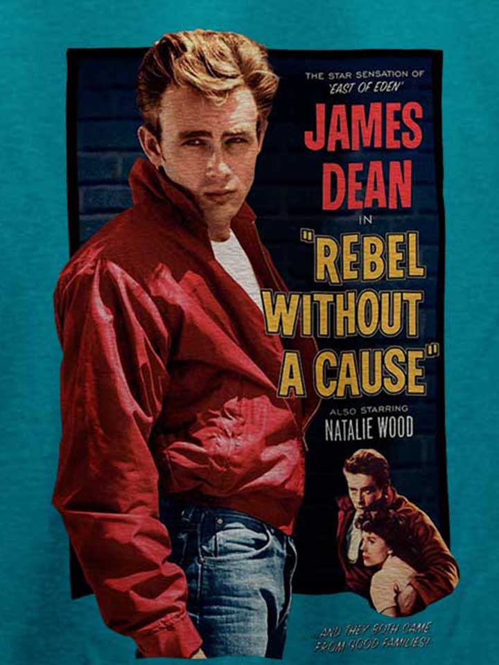 james-dean-rebel-without-a-cause-t-shirt tuerkis 4