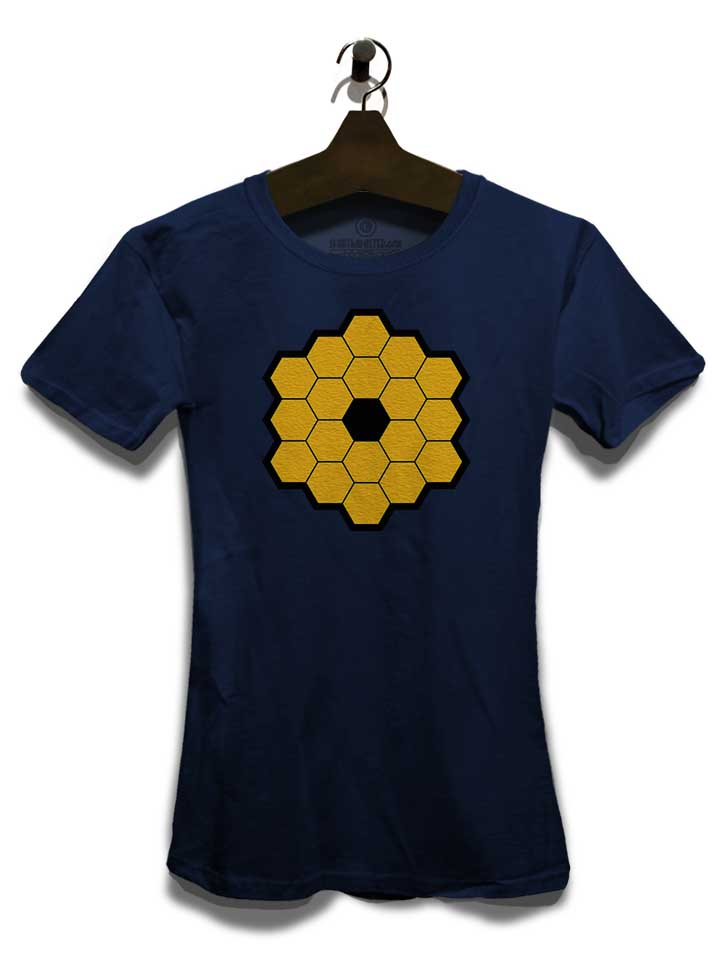 james-webb-telescope-damen-t-shirt dunkelblau 3