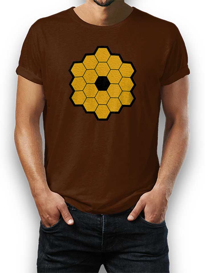 James Webb Telescope T-Shirt brown L