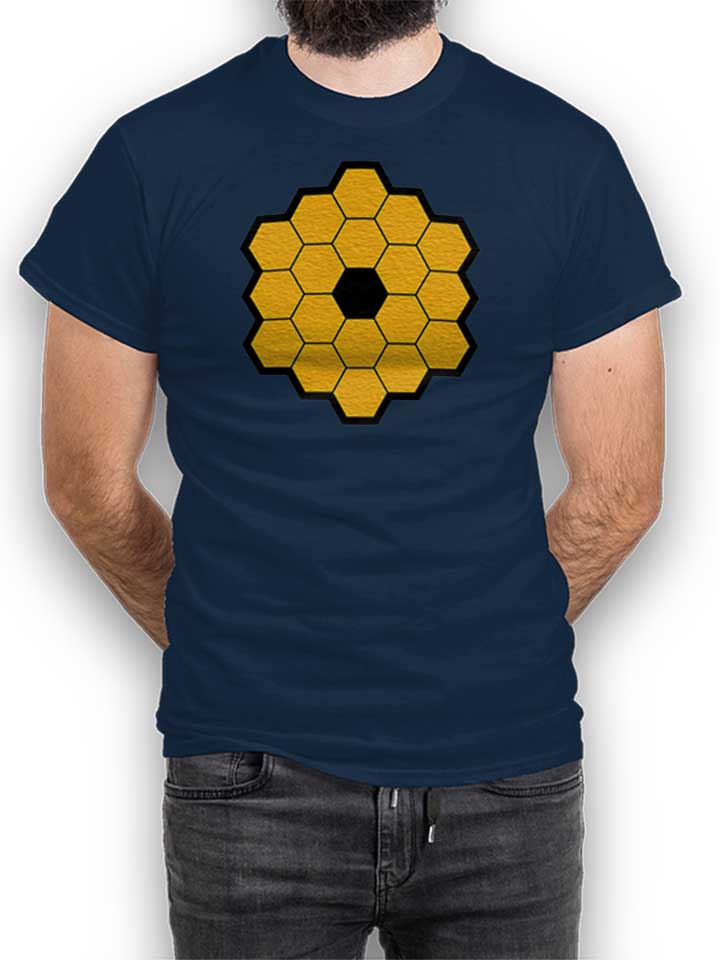 James Webb Telescope T-Shirt blu-oltemare L