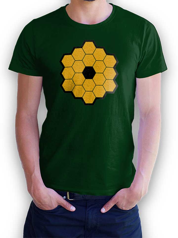 James Webb Telescope T-Shirt verde-scuro L