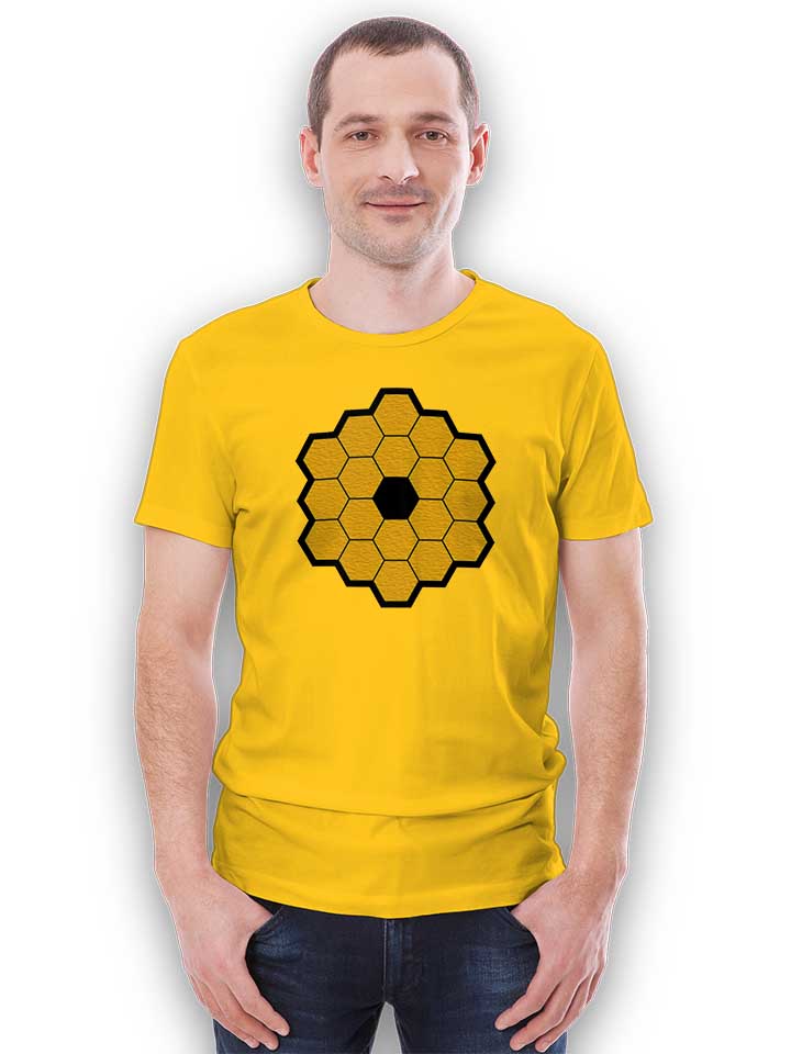 james-webb-telescope-t-shirt gelb 2