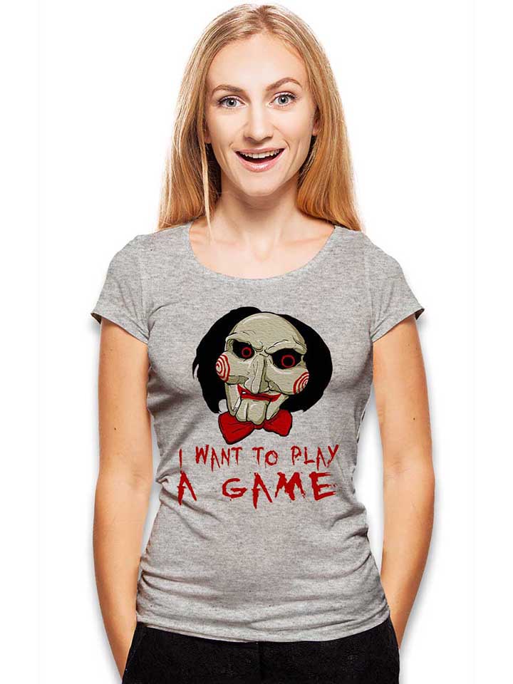 jigsaw-i-want-to-play-damen-t-shirt grau-meliert 2