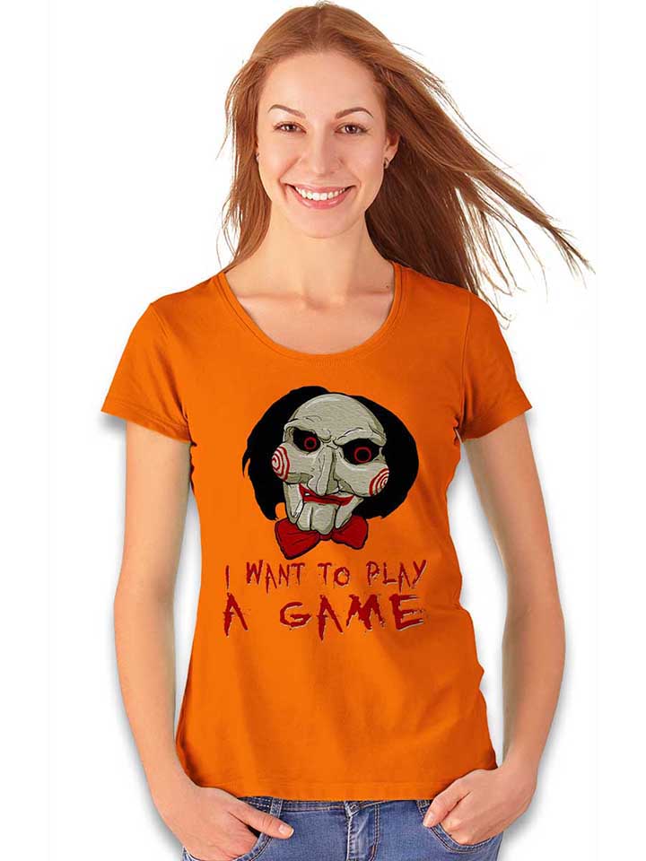 jigsaw-i-want-to-play-damen-t-shirt orange 2