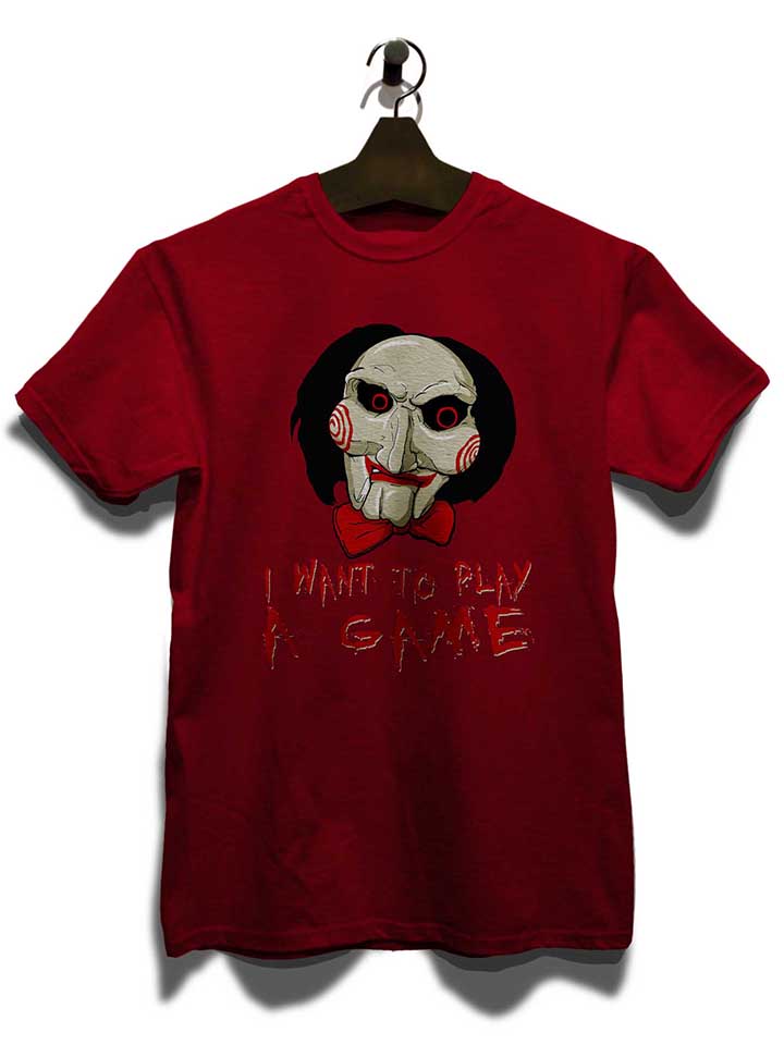 jigsaw-i-want-to-play-t-shirt bordeaux 3
