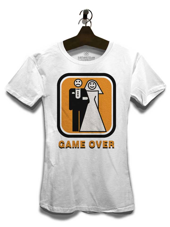 junggesellen-game-over-damen-t-shirt weiss 3