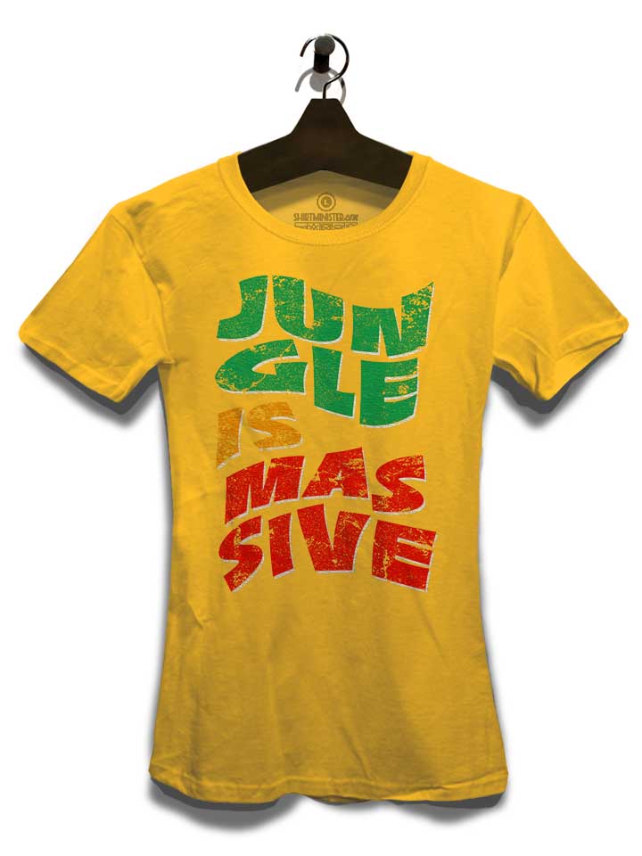 jungle-is-massive-damen-t-shirt gelb 3