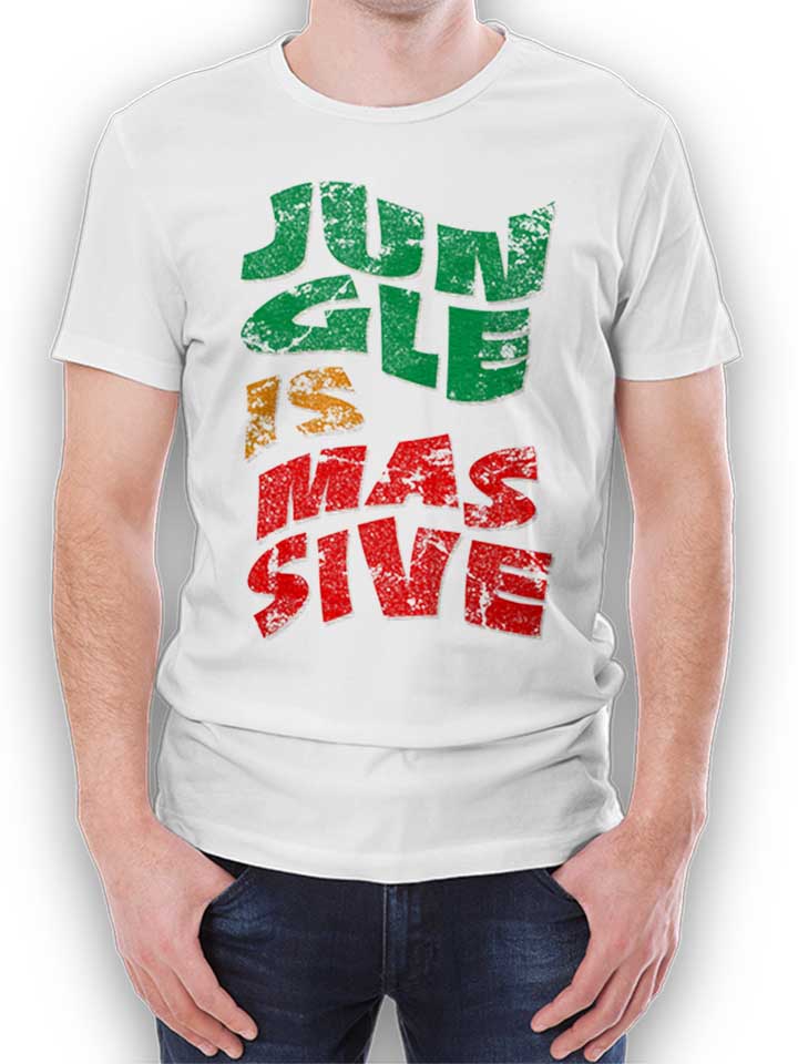jungle-is-massive-t-shirt weiss 1
